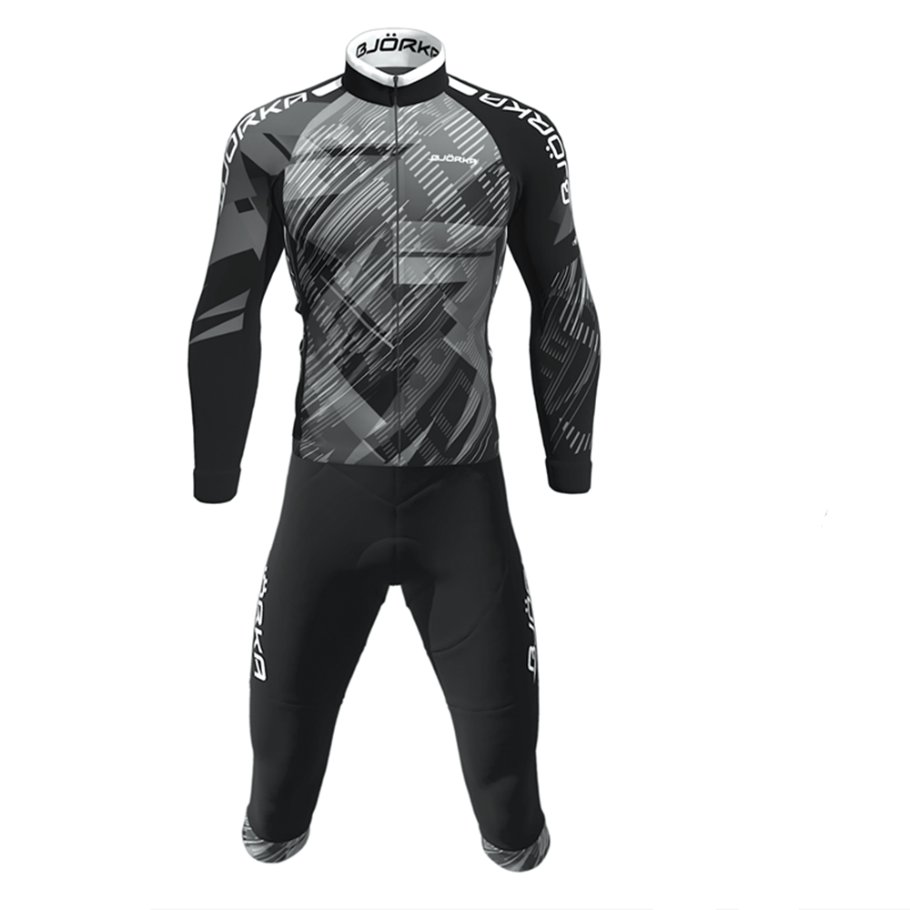 Cycling Gear Logo - Primavera/autunno Bjorka ciclismo manica lunga Jersey