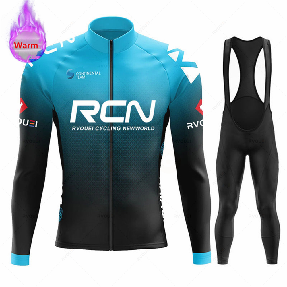 Cycling Gear Logo - Set Maglia Ciclismo Invernale Termica in