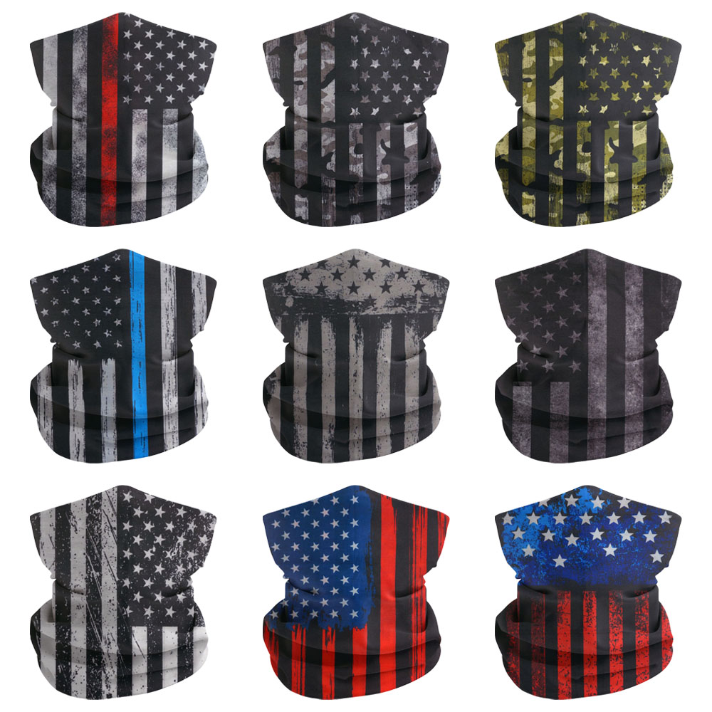 Cycling Gear Women - Bandiera USA Ghetta per il collo