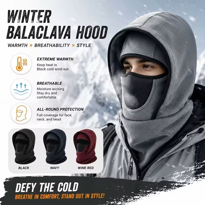 Cycling Gear To Keep You Warm - Passamontagna Invernale, Maschera Facciale Termica Antivento