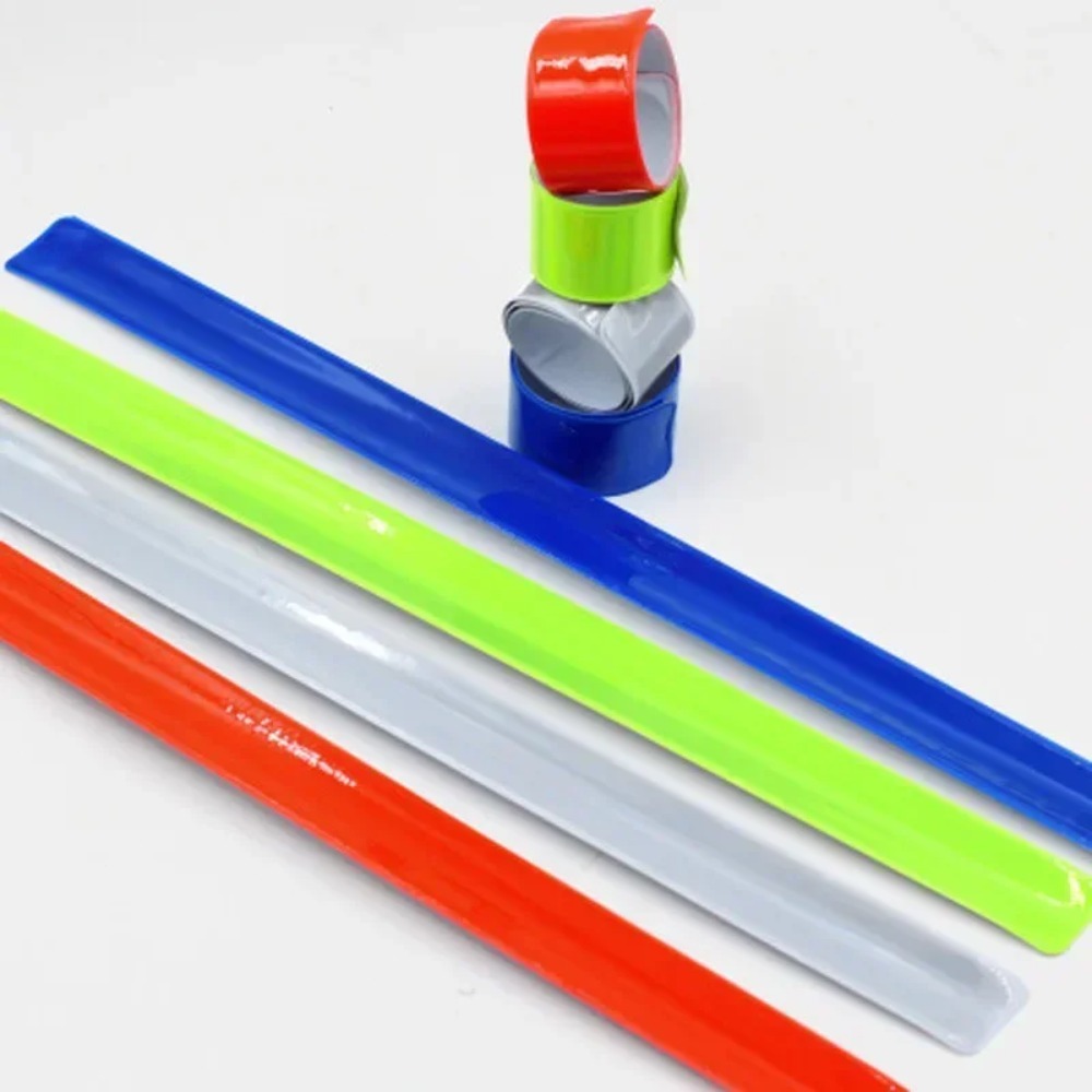 Cycling High Gear - 2 Pezzi di Fascia Riflettente ad