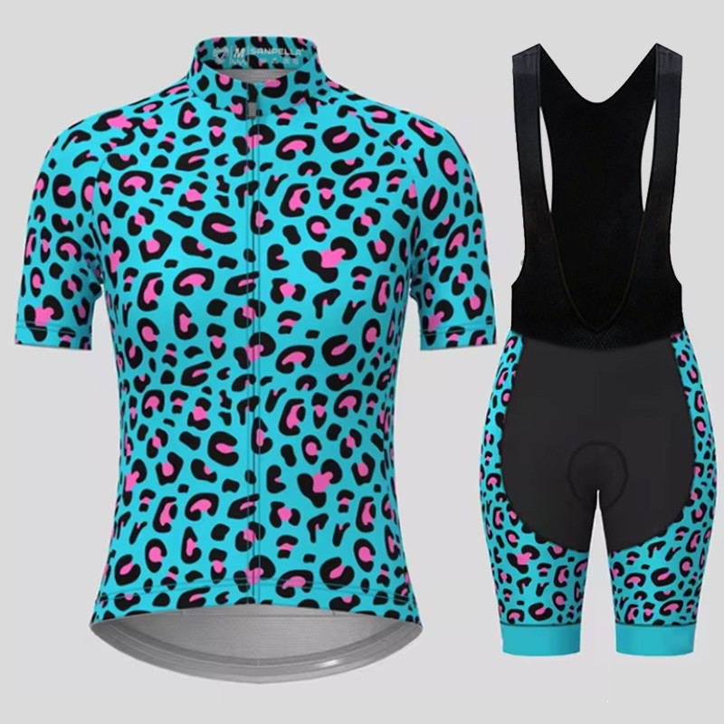 Cycling Gear Logo - Completo da ciclismo traspirante da uomo,