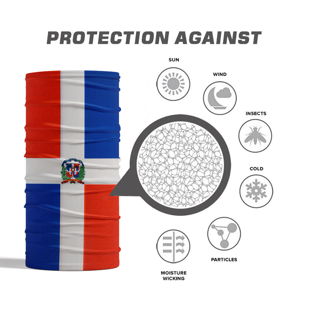 Dominica National Flag Bandana - Cycling Gear Women recensione e prezzo